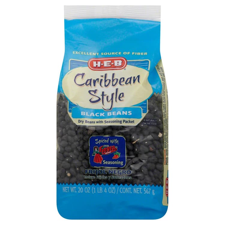 Heb Caribbean Style Black Beans