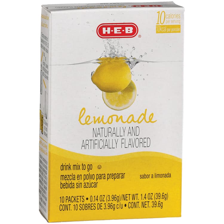 H-E-B To Go Lemonade Drink Mix
