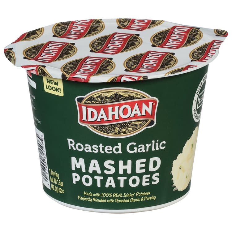 Idahoan Roasted Garlic Mashed Potatoes Individual
