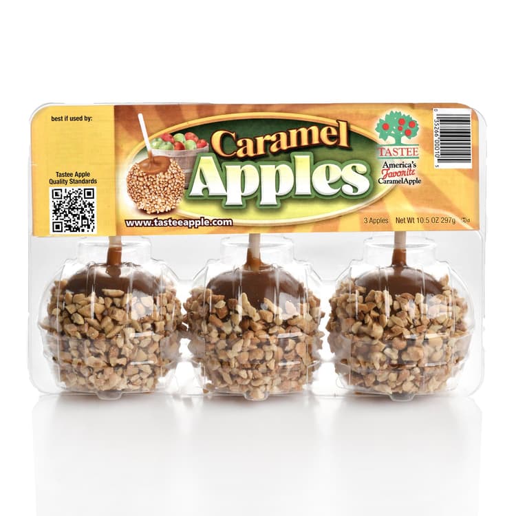Tastee Caramel Apples With Peanuts
