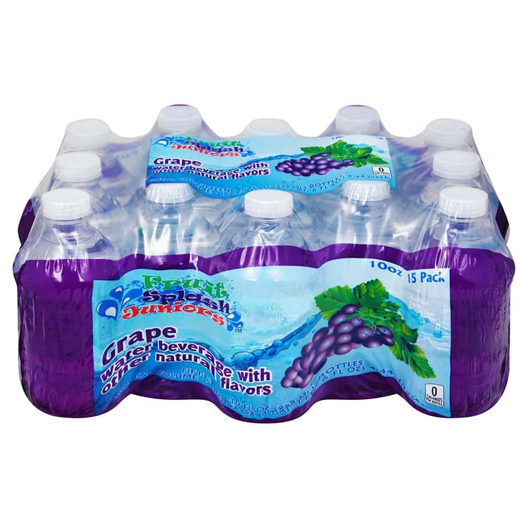 Fruit Splash Juniors Water Bottles - Grape