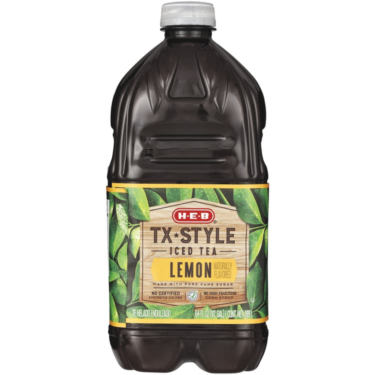 H-E-B Tx Style Iced Tea - Lemon
