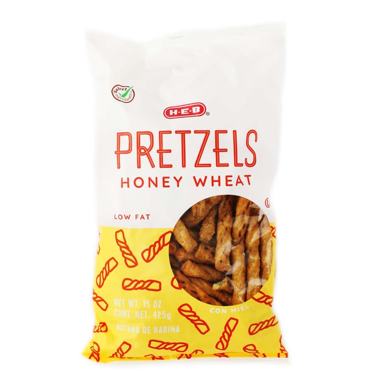 H-E-B Low Fat Honey Wheat Pretzels