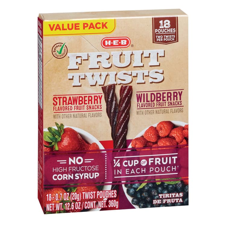 H-E-B Fruit Twists Variety Value