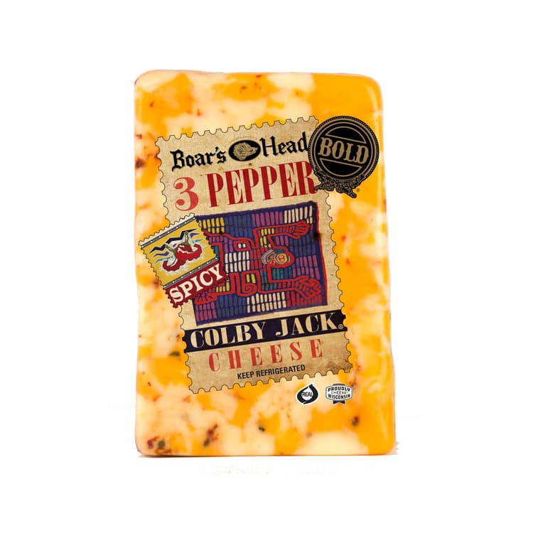Boar'S Head Deli-Sliced Bold 3 Pepper Colby Jack Cheese