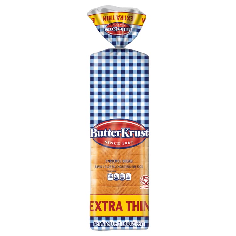 Butterkrust Extra Thin Enriched White Bread