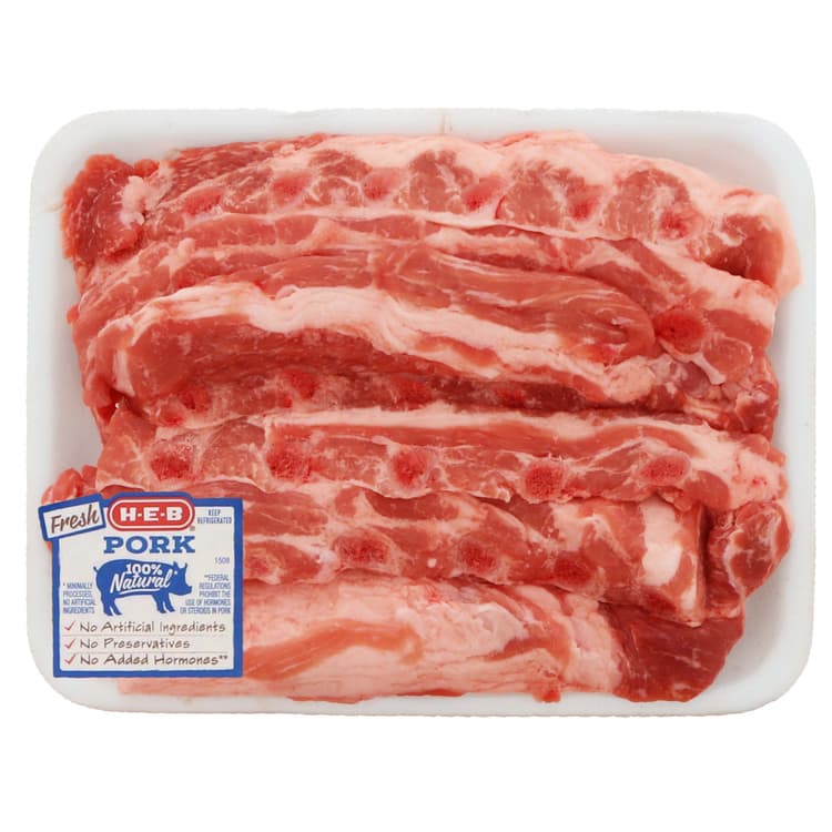 H-E-B Pork Cross Cut Baby Back Ribs