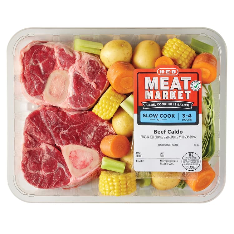 H-E-B Caldo Soup Kit - Beef Shank & Vegetables