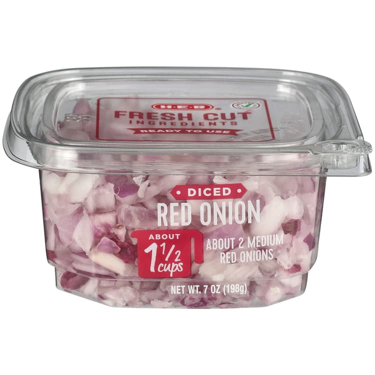 H-E-B Fresh Diced Red Onion