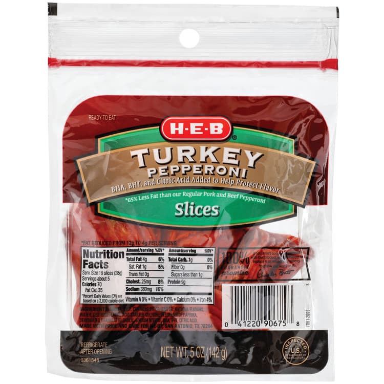 H-E-B Turkey Pepperoni