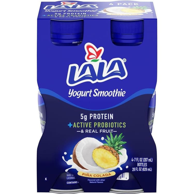 Lala Pina Colada Yogurt Smoothie Bottles