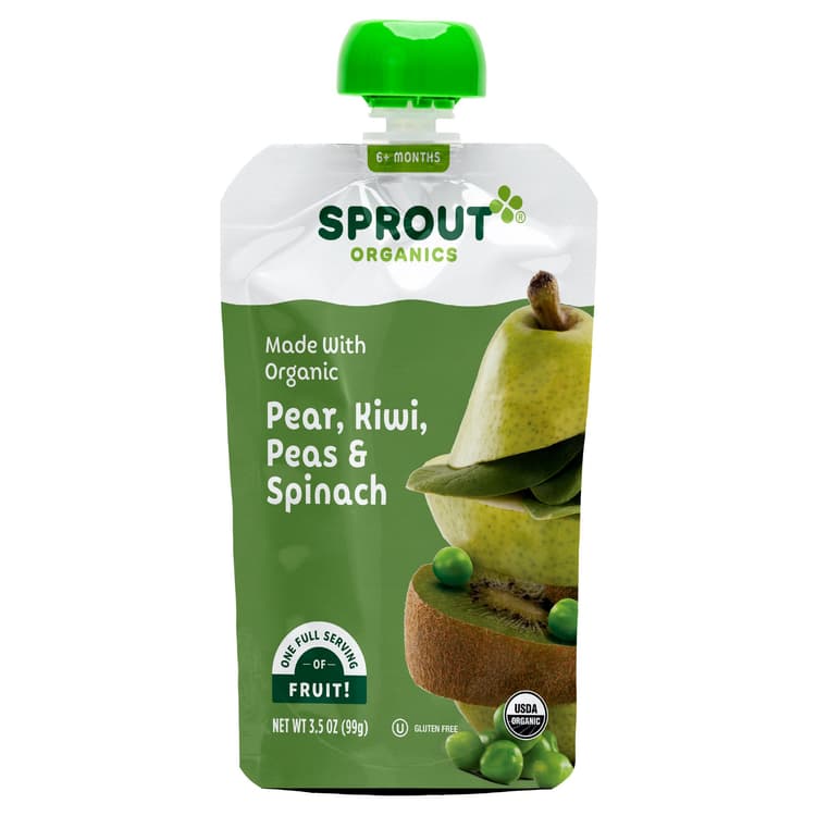 Sprout Organics Pouch - Pear Kiwi Peas & Spinach
