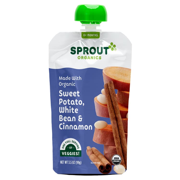 Sprout Organics Pouch - Sweet Potato White Bean & Cinnamon