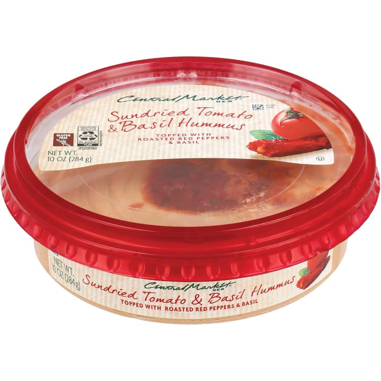 Central Market Sundried Tomato And Basil Hummus