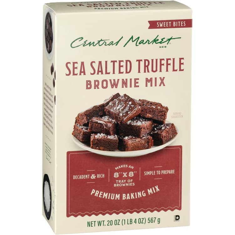 Central Market Sea Salted Truffle Brownie Mix
