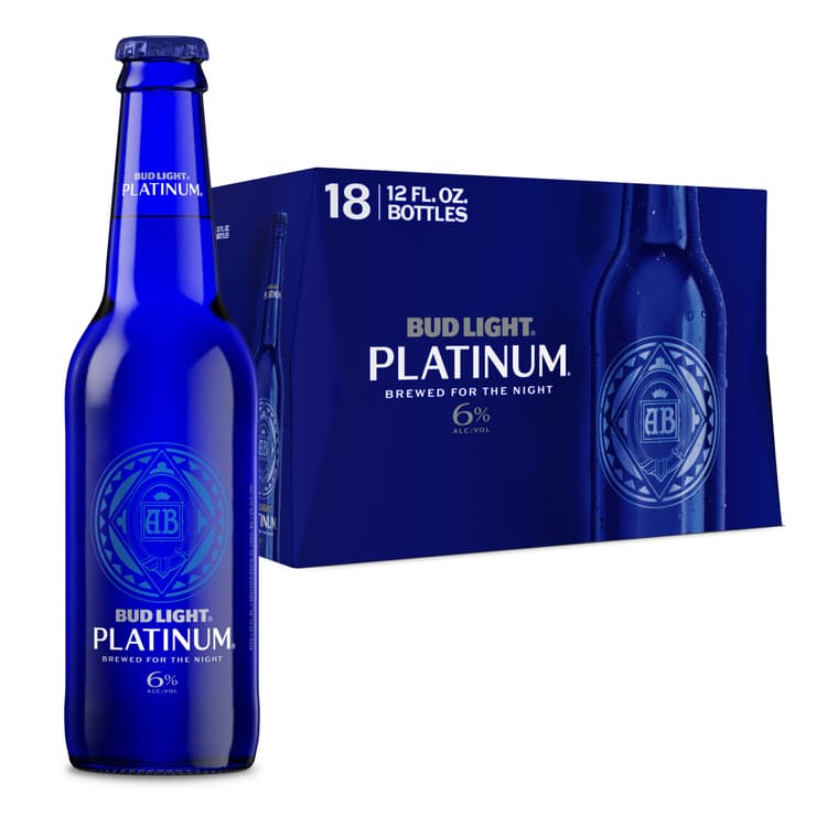 Bud Light Platinum Beer Bottles