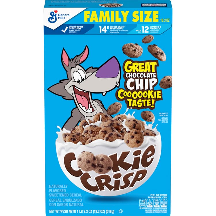 General Mills Cereal Cookie Crisp Large Size