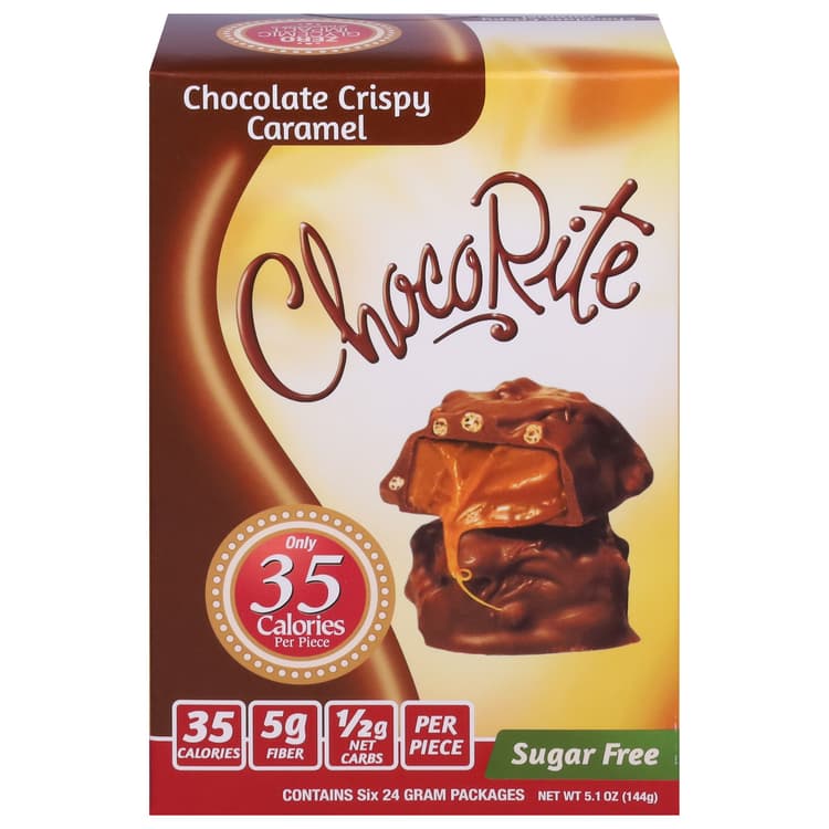 Chocorite Sugar Free Chocolate Crispy Caramel Value