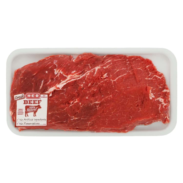 H-E-B Beef Flat Iron Steak - Usda Select