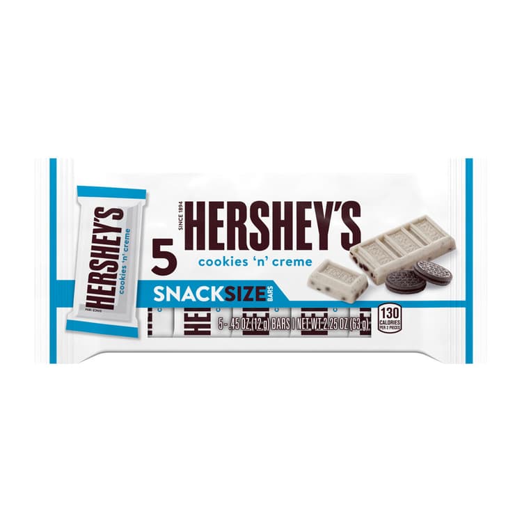 Hershey'S Cookies 'N' Creme Snack Size Candy Bars