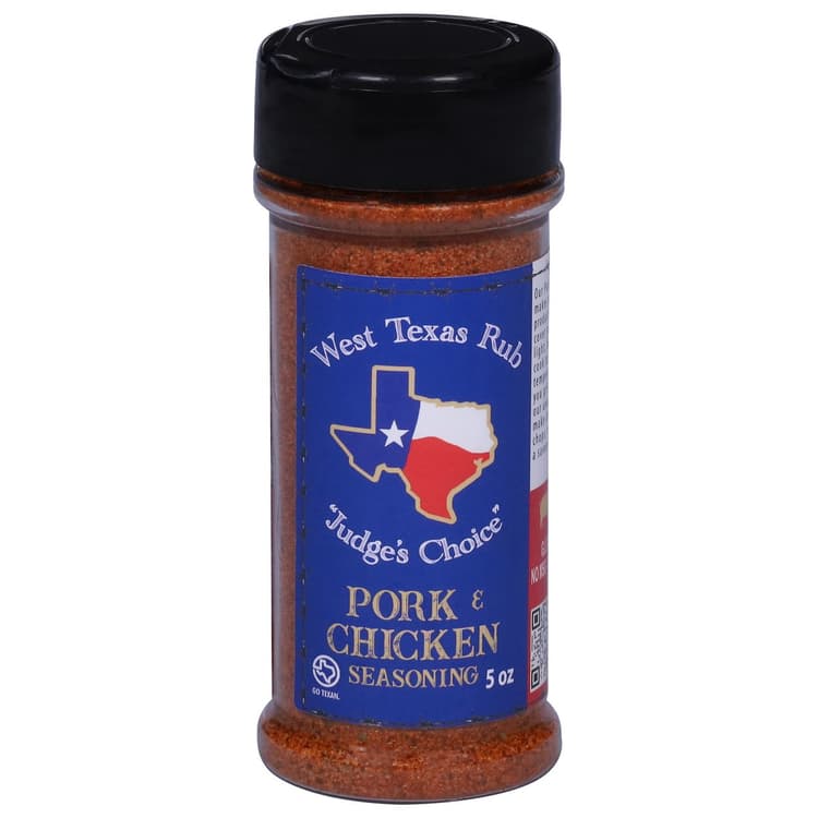 West Texas Rub Judge'S Choice Pork & Chicken Seasoning