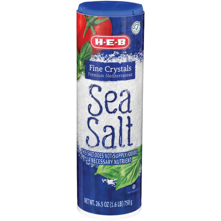H-E-B Fine Crystals Mediterranean Sea Salt