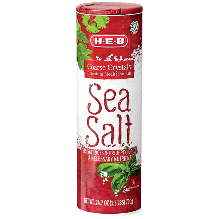 H-E-B Coarse Mediterranean Sea Salt