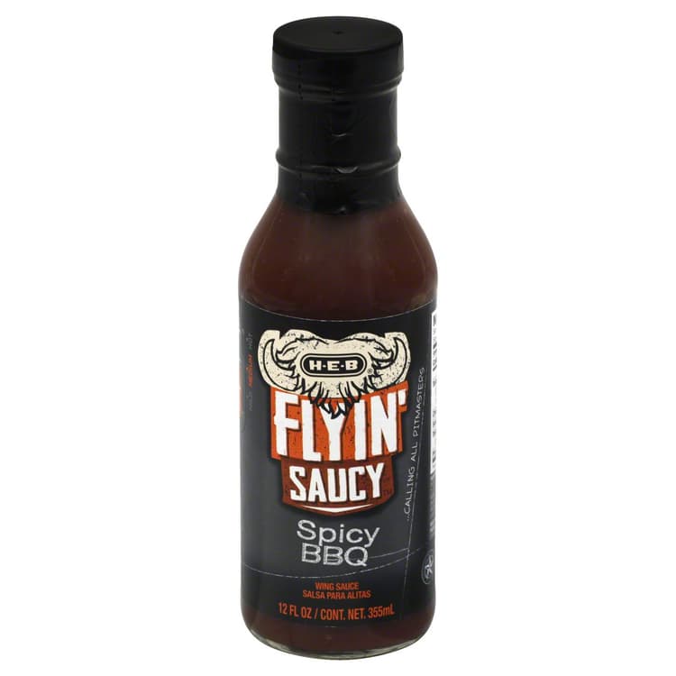 H-E-B Flyin' Saucy Wing Sauce - Spicy Bbq