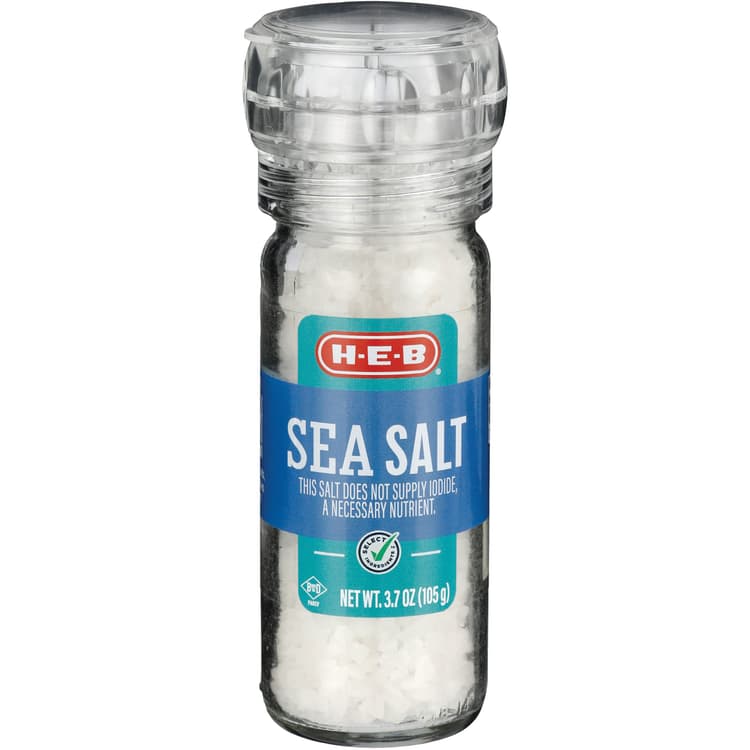 H-E-B Mediterranean Sea Salt With Grinder