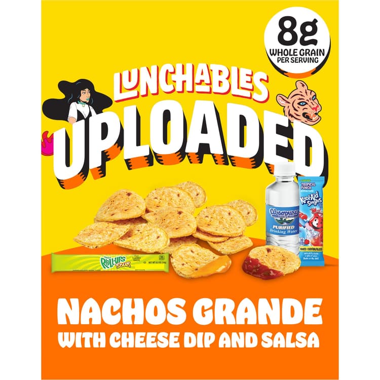 Lunchables Uploaded Meal Kit - Nachos Grande With Cheese Dip & Salsa