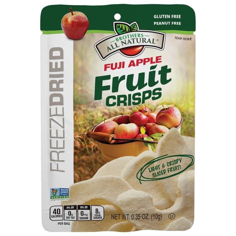 Brothers All Natural Freeze Dried Fuji Apple Fruit Crisps