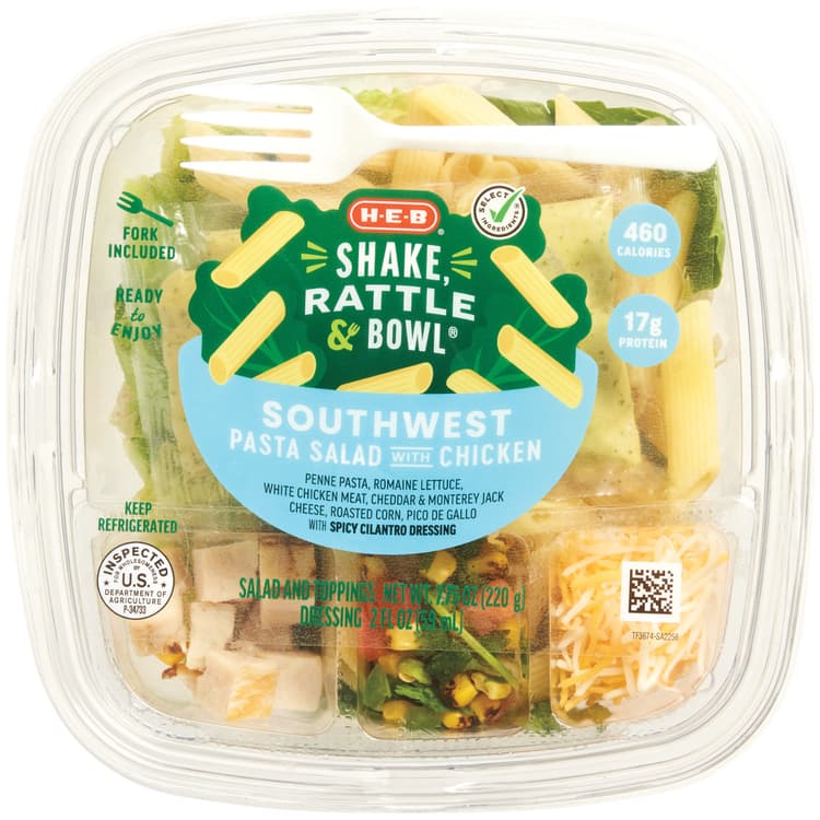 H-E-B Shake Rattle & Bowl - Southwest Chicken Pasta Salad