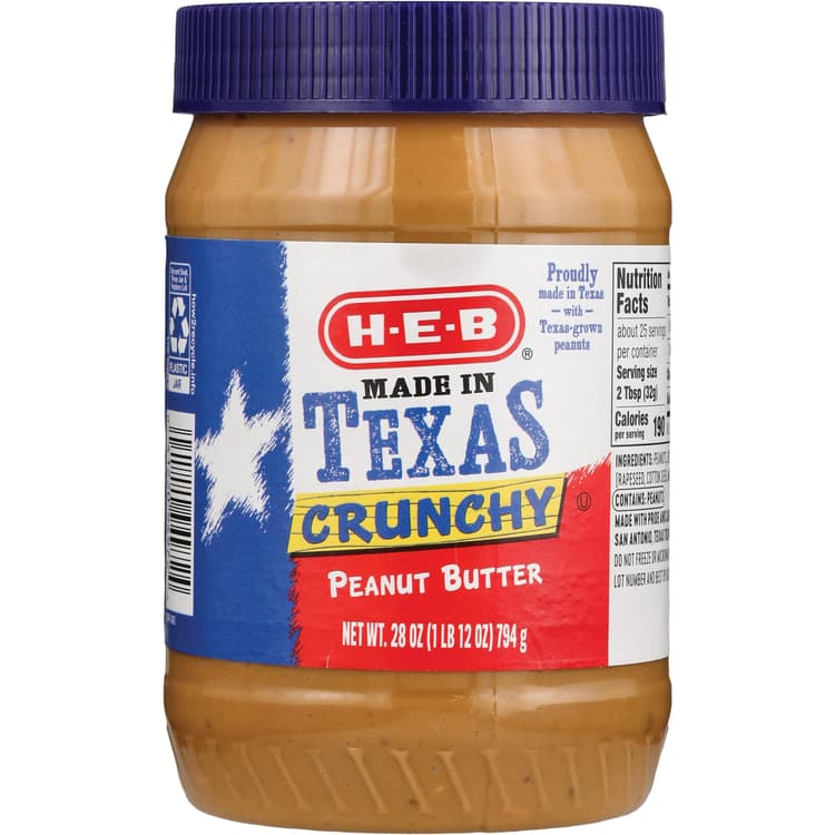 H-E-B Texas Crunchy Peanut Butter
