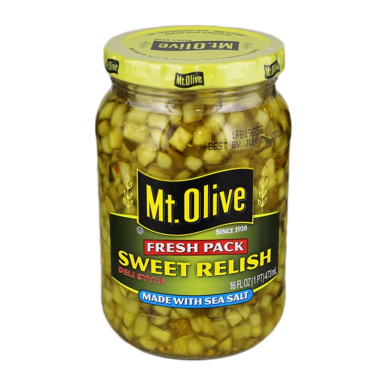 Mt. Olive Fresh Pack Sweet Relish With Sea Salt