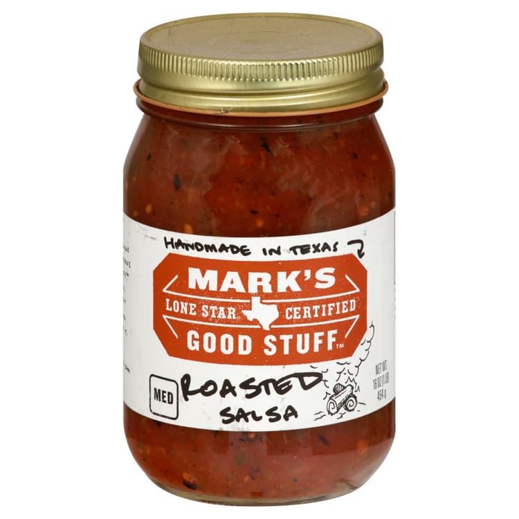 Mark'S Good Stuff Lone Star Certified Roasted Salsa - Medium