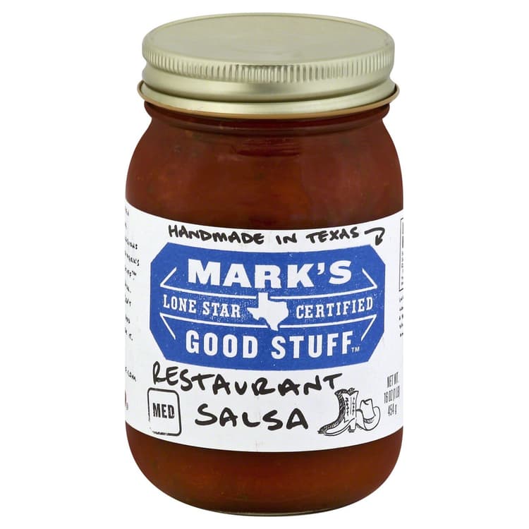 Mark'S Good Stuff Lone Star Certified Restaurant Salsa - Medium