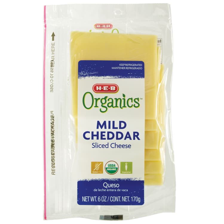 H-E-B Organics Mild Cheddar Cheese
