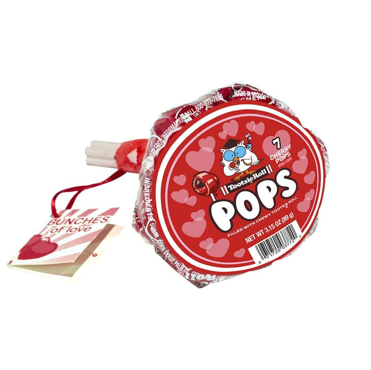 Tootsie Roll Cherry Pops Bunch Valentine'S Candy