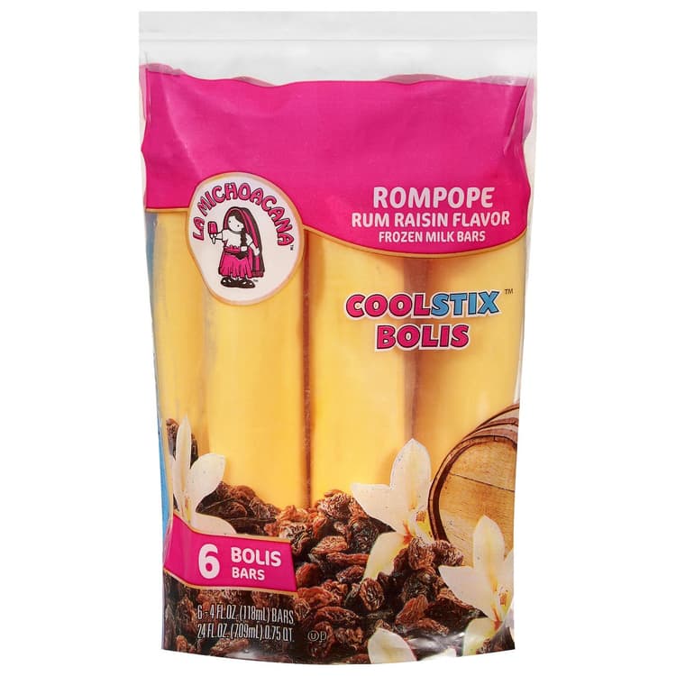 La Michoacana La Michoacana Cs Rum Raisin Ice Cream Pops