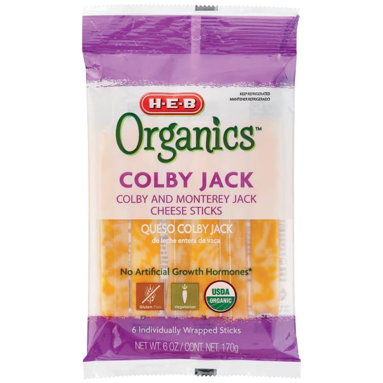 H-E-B Organics Colby Jack Cheese