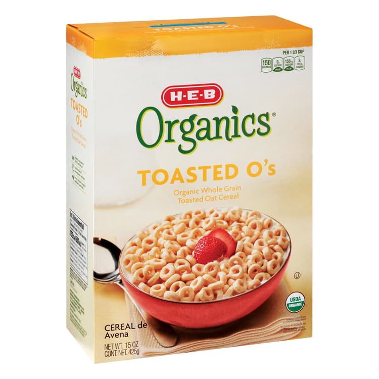H-E-B Organics Toasted O'S Cereal