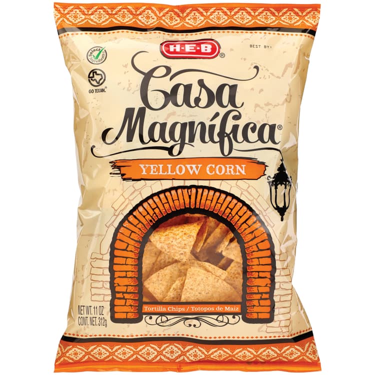 H-E-B Casa Magnifica Yellow Corn Tortilla Chips