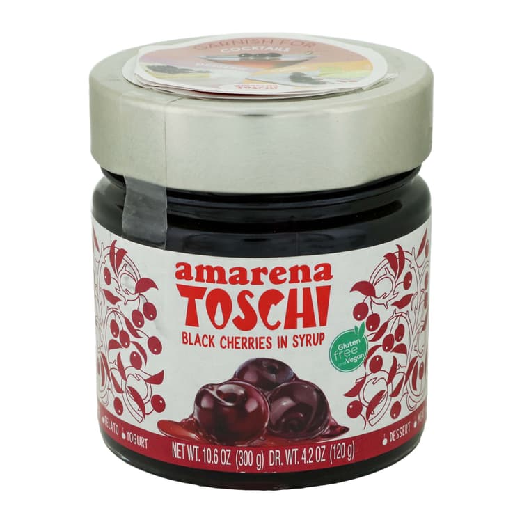 Toschi Wild Black Cherries In Syrup