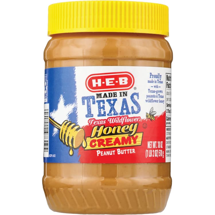 H-E-B Texas Wildflower Honey Creamy Peanut Butter Spread