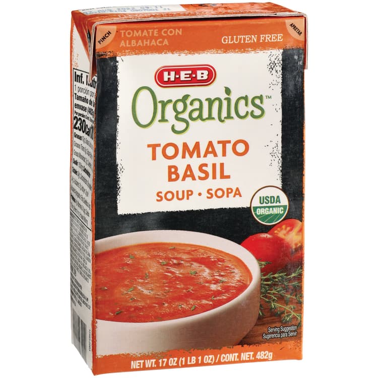 H-E-B Organics Tomato Basil Soup
