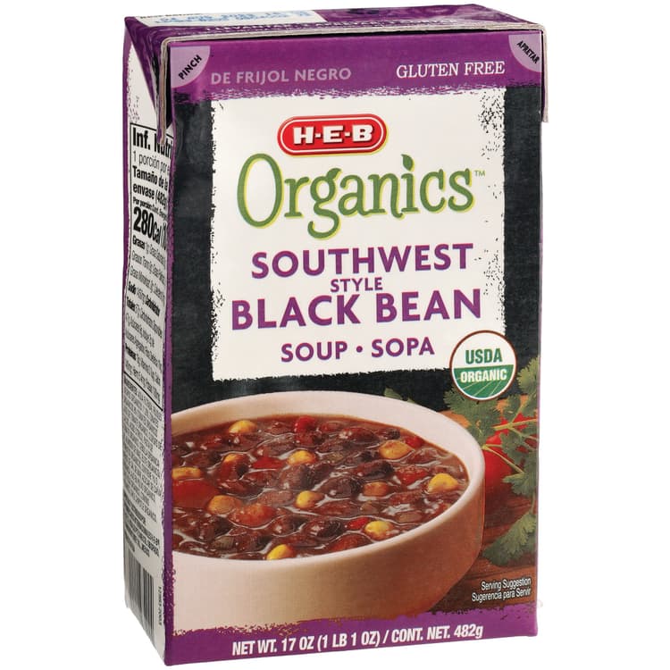 H-E-B Organics Southwest Style Black Bean Soup