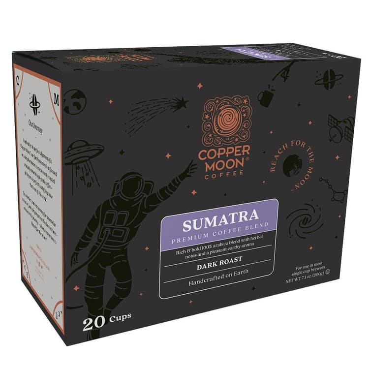 Copper Moon Sumatra Blend Dark Roast Single Serve Coffee K