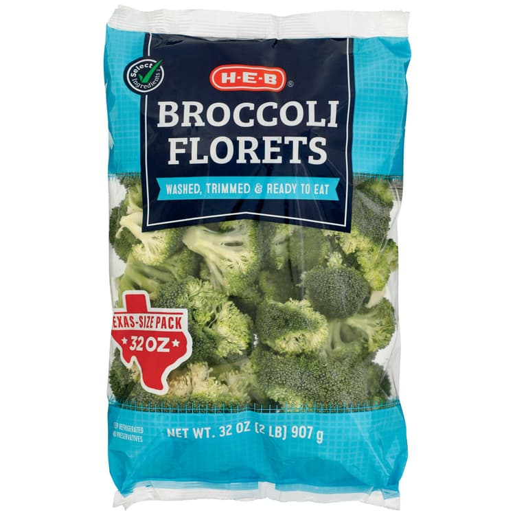 H-E-B Fresh Broccoli Florets - Texas-Size
