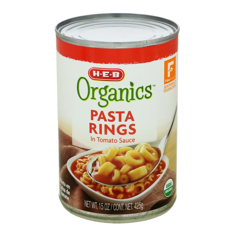 H-E-B Organics Pasta Rings In Sauce