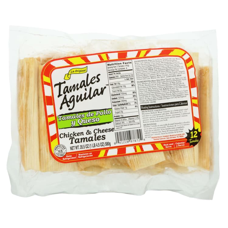 Tamales Aguilar Chicken & Cheese Tamales